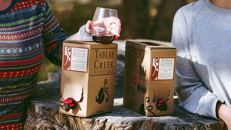 Boxed Wine Breaks Out of the Bargain Bin