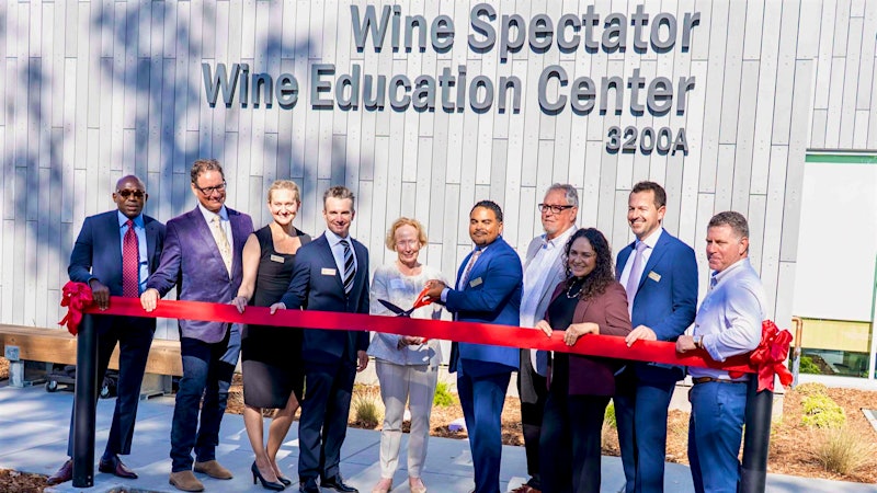 Napa Valley College Officially Opens the Wine Spectator Wine Education Center