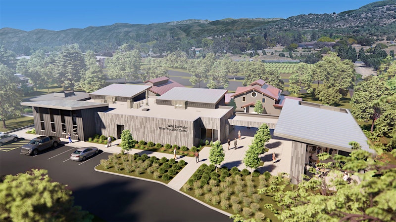 Wine Spectator Wine Education Center Nears Completion