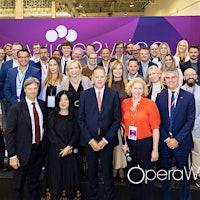 Wine Spectator’s Alison Napjus, front row in orange, joined Italian wine industry leaders in Chicago for Vinitaly USA’s second edition.Wine Spectator Announces Dynamic Lineup of 150 Italian Wineries for OperaWine 2026