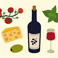Illustration of wine and healthy foods, including cheese, olive oil and fruit. Photo credit: Getty Images / Alina N.Wine Lovers Win on Science, Lose on Noise
