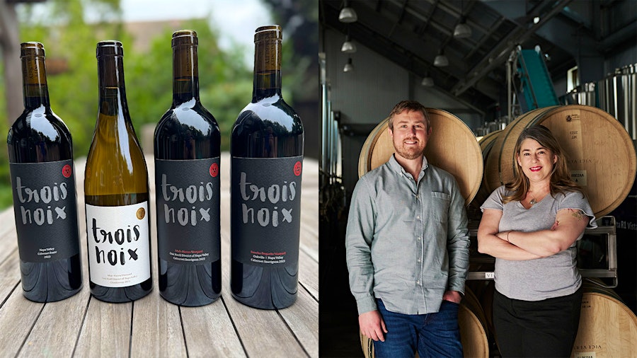 At Trois Noix, winemaker Mike Tracy and proprietor Jaime Araujo produce a range of reds and whites that are notably accessible for Napa.